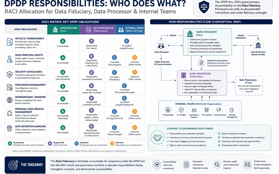 Data Processors vs Data Fiduciaries: Operational Responsibilities Explained