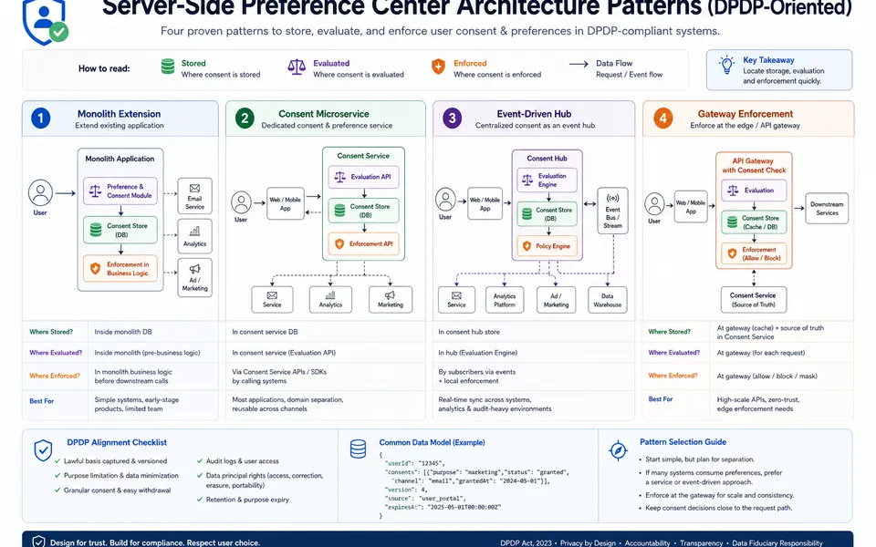 Server-Side Preference Centers: Architecture Patterns