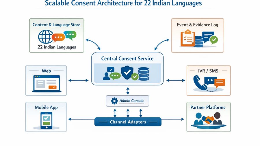 Multilingual Consent at Scale: Managing 22 Indian Languages