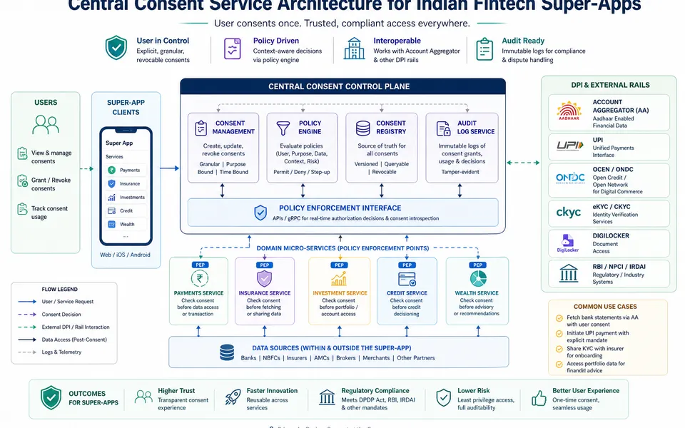 Fintech Super-Apps: Granular Consent across Payments, Insurance, and Investments