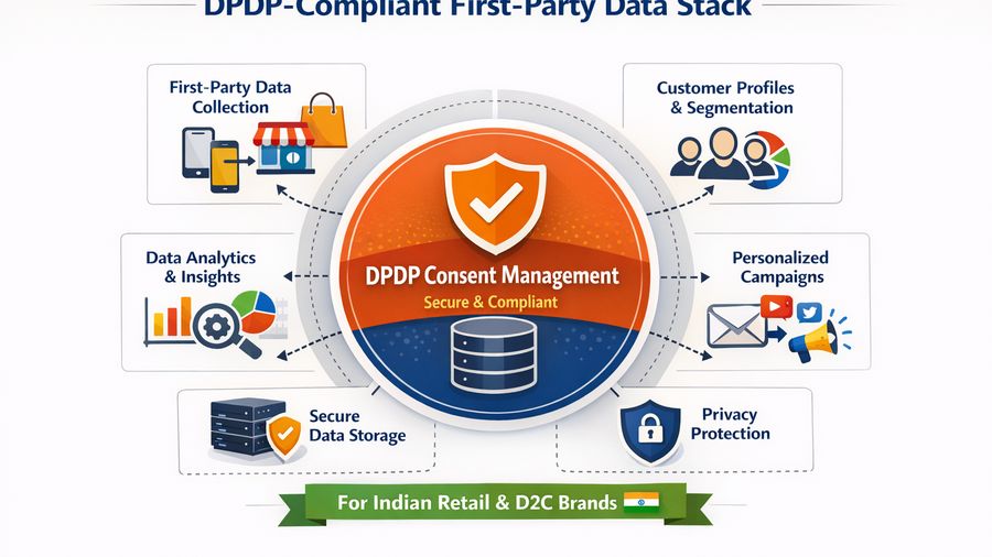 Cookie-Less Growth in India: First-Party Data without Breaking DPDP